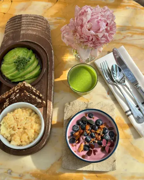 Los desayunos healthy de Juliana Awada, esté en la ciudad que esté Los desayunos healthy de Juliana Awada, esté en la ciudad que esté
