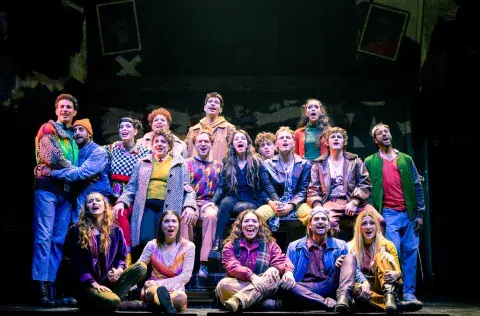 El elenco de Rent, el musical. El elenco de Rent, el musical.