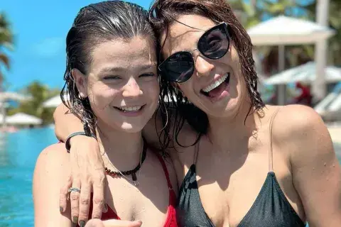 Agustina Cherri emprendió una viaje increíble con toda su familia a Cancún 