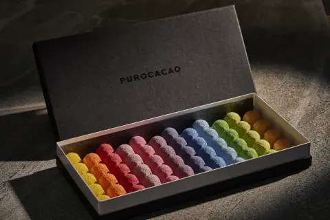 PUROCACAO, presente en La Chocolaterie. PUROCACAO, presente en La Chocolaterie.