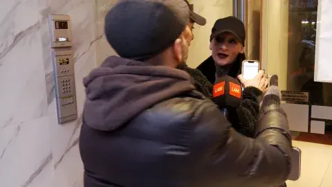 Furia Scaglione se negó a dar una nota en LAM. Furia Scaglione se negó a dar una nota en LAM.