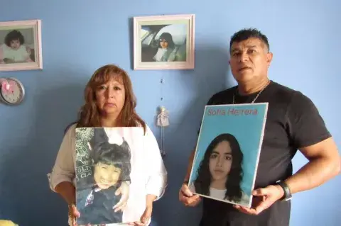 María Elena y Fabián, padres de Sofía Herrera María Elena y Fabián, padres de Sofía Herrera