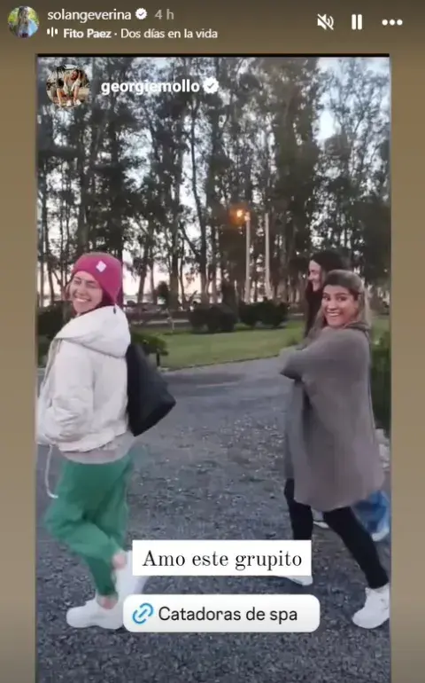 El reencuentro de cuatro ex Chiquititas. El reencuentro de cuatro ex Chiquititas.