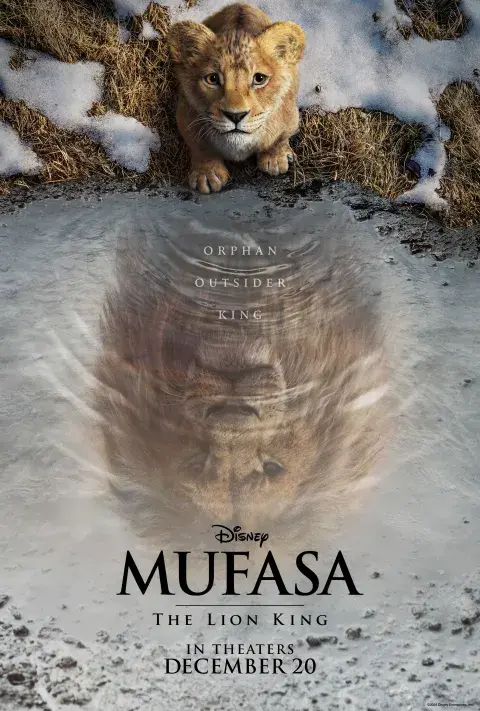 Poster de Mufasa: El Rey León. Poster de Mufasa: El Rey León.
