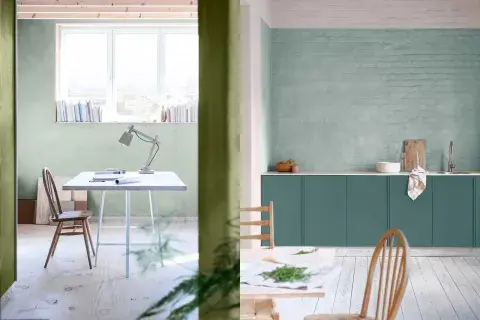 Inspirados en los tonos de los bosques y los paisajes marinos, los azules y verdes fluidos aportan una sensación de calma y claridad Inspirados en los tonos de los bosques y los paisajes marinos, los azules y verdes fluidos aportan una sensación de calma y claridad