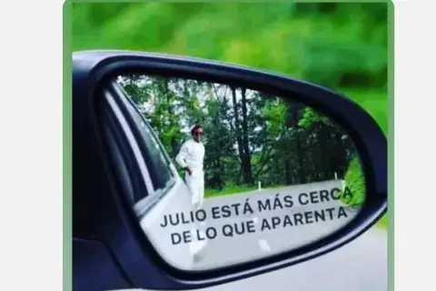 Julio está más cerca de lo que aparenta Julio está más cerca de lo que aparenta