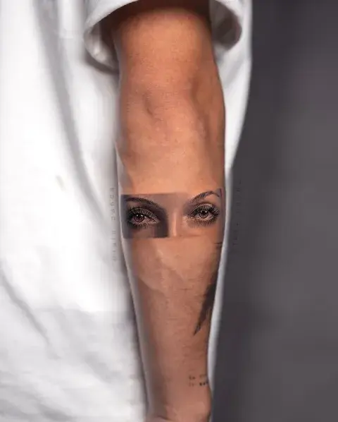 El tatuaje de Oriana Sabatini que se hizo Paulo Dybala. El tatuaje de Oriana Sabatini que se hizo Paulo Dybala.