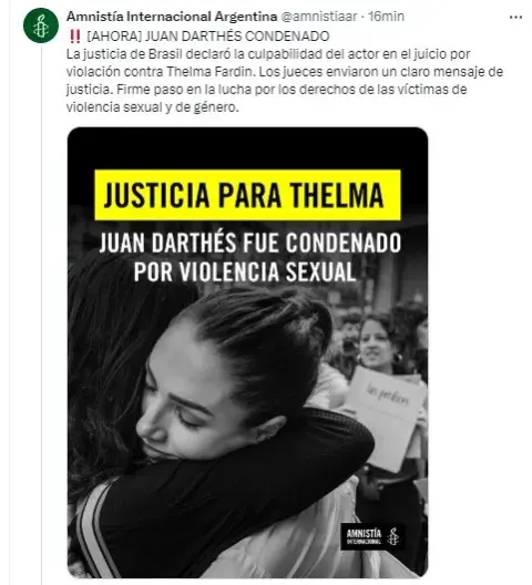 Darthés, condenado por abuso sexual. Darthés, condenado por abuso sexual.