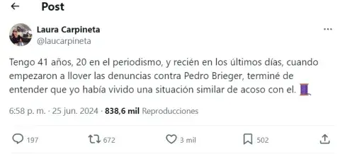 Tuit Laura Carpineta