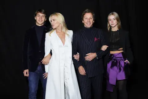 Valeria Mazza en familia. Valeria Mazza en familia.