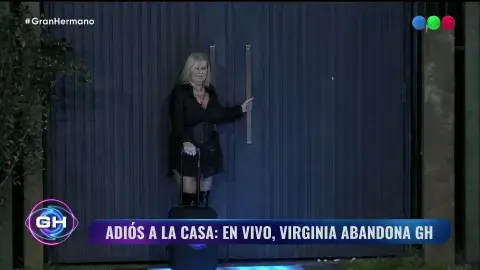 Virginia abandonó la casa de Gran Hermano. Virginia abandonó la casa de Gran Hermano.
