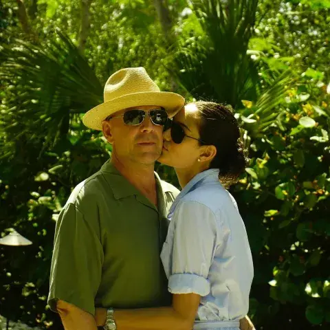 Imagen de archivo de Bruce Willis y su esposa Emma Heiming. Imagen de archivo de Bruce Willis y su esposa Emma Heiming.