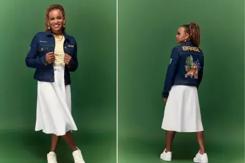 Uniforme de Brasil en los Juegos Olímpicos. Uniforme de Brasil en los Juegos Olímpicos.