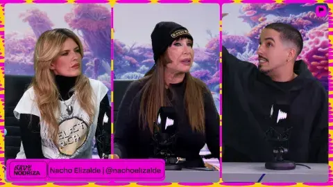 Fotografía de Isabel Macedo en Nave Nodriza, el programa que Moria Casán.