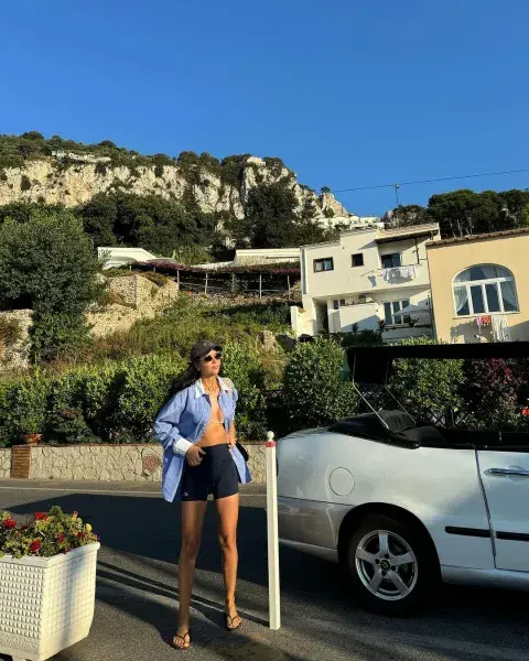 Las vacaciones de Zaira Nara en Capri. Las vacaciones de Zaira Nara en Capri.