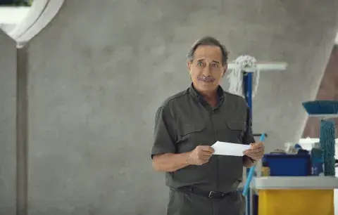 Guillermo Francella en una imagen de la temporada 3 de El Encargado. Guillermo Francella en una imagen de la temporada 3 de El Encargado.