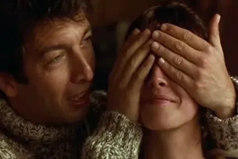 Fotograma de Ricardo Darín e Ingrid Rubio en El faro. Fotograma de Ricardo Darín e Ingrid Rubio en El faro.