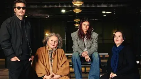 Sebastián Ortega, Rita Cortese, Gerardo Romano y Valentina Zenere. Sebastián Ortega, Rita Cortese, Gerardo Romano y Valentina Zenere.