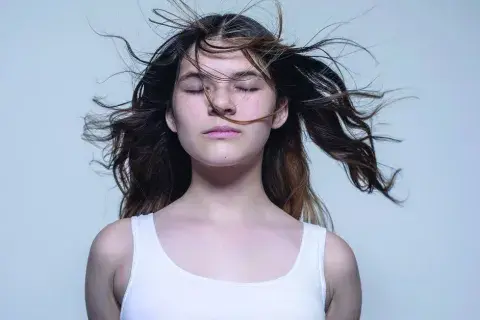 La protagonista de "Estoy acá sin fin". La protagonista de "Estoy acá sin fin".