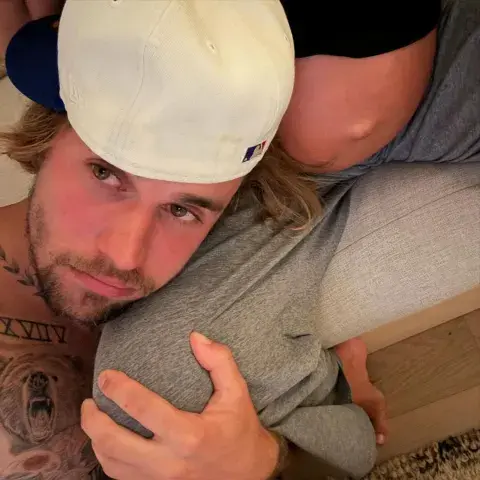 Foto de Justin Bieber y Hailey Bieber en Instagram. Foto de Justin Bieber y Hailey Bieber en Instagram.