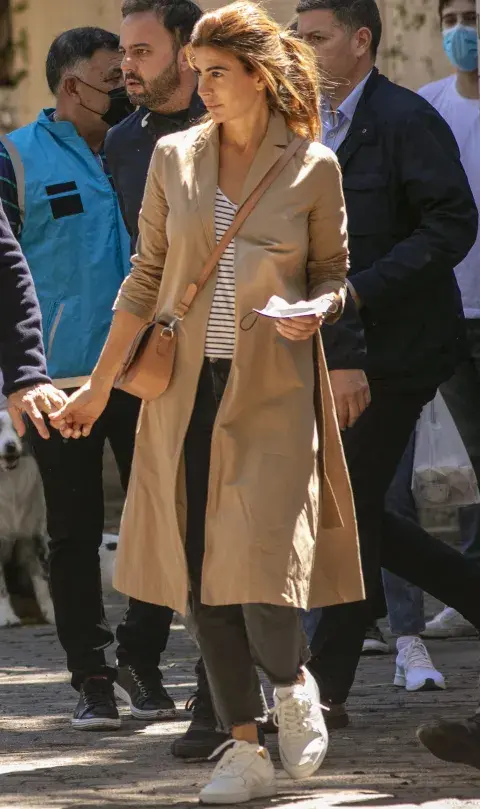 Juliana Awada yendo a votar en 2021. Juliana Awada yendo a votar en 2021.