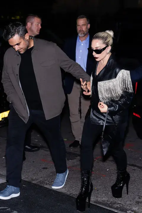 Lady Gaga y Michael Polansky en Nueva York, en 2023. Lady Gaga y Michael Polansky en Nueva York, en 2023.