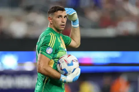 Foto de Dibu Martínez en la Copa América 2024. Foto de Dibu Martínez en la Copa América 2024.