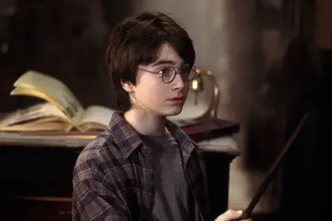 Daniel Radcliffe en Harry Potter y la piedra filosofal Daniel Radcliffe en Harry Potter y la piedra filosofal