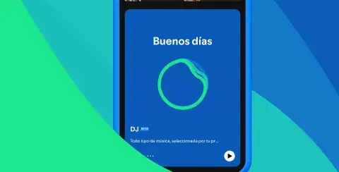 Imagen de la herramienta AI DJ de Spotify. Imagen de la herramienta AI DJ de Spotify.