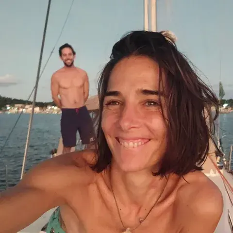 Las vacaciones de Juana Viale y Yago Lange. Las vacaciones de Juana Viale y Yago Lange.