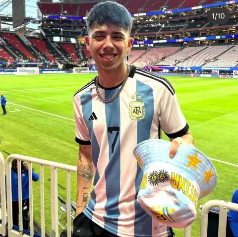 LUCK RA en la final de la Copa América 2024. LUCK RA en la final de la Copa América 2024.