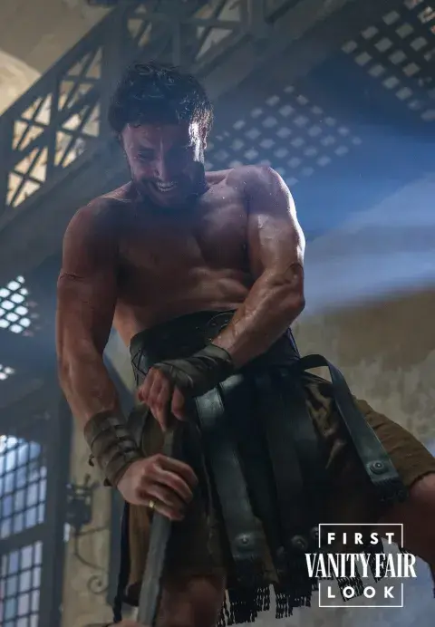 Paul Mescal en una de las escenas de Gladiador 2. Paul Mescal en una de las escenas de Gladiador 2.