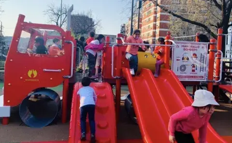 Una de las plazas recomendadas de CABA. Una de las plazas recomendadas de CABA.