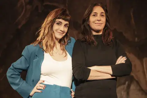 Julieta Zylberberg y Andrea Garrote.