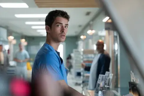Manu Ríos en una imagen de Respira, nueva serie de Netflix. Manu Ríos en una imagen de Respira, nueva serie de Netflix.