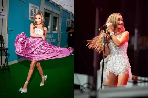 Laura Esquivel y Brensa Asnicar volvieron a compartir el escenario después de mucho tiempo Laura Esquivel y Brensa Asnicar volvieron a compartir el escenario después de mucho tiempo