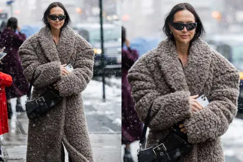 Infaltable los tapados XL con piel para un look anti frío 