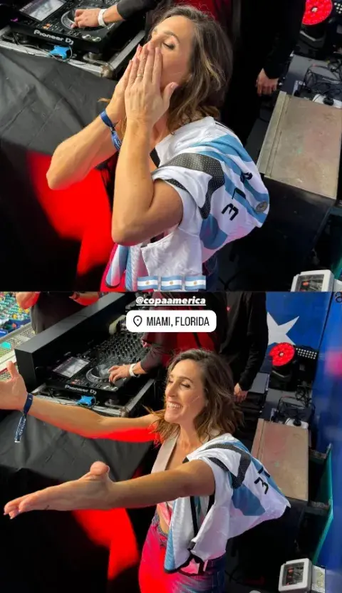 Soledad Pastorutti en la final de la Copa América 2024. Soledad Pastorutti en la final de la Copa América 2024.