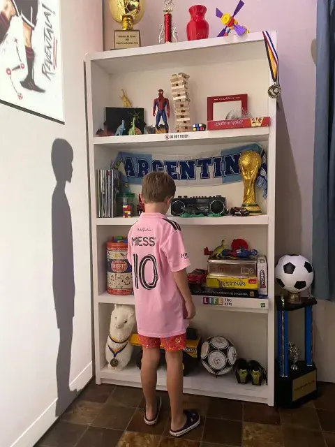 La habitación de Lionel Messi cuando era niño en Rosario La habitación de Lionel Messi cuando era niño en Rosario