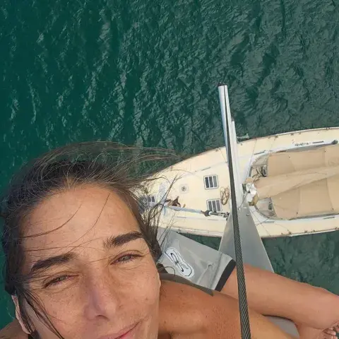 Las vacaciones de Juana Viale y Yago Lange. Las vacaciones de Juana Viale y Yago Lange.