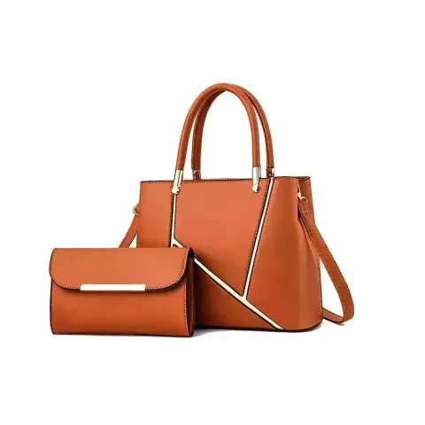 Foto de una cartera de cuero. Foto de una cartera de cuero.