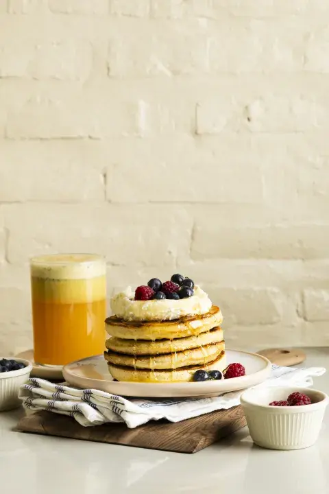 Pancakes: uno de los platos que prepara Dani Tallarico. Pancakes: uno de los platos que prepara Dani Tallarico.