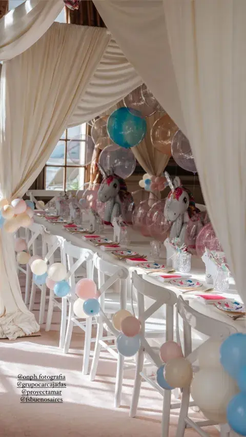 La fiesta de cumpleaños de la hija de Pampita. La fiesta de cumpleaños de la hija de Pampita.