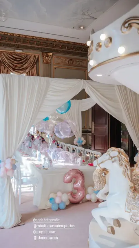 La fiesta de cumpleaños de la hija de Pampita. La fiesta de cumpleaños de la hija de Pampita.