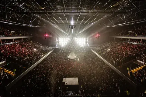 El show de Tan Biónica en el Movistar Arena, el 1 de agosto. El show de Tan Biónica en el Movistar Arena, el 1 de agosto.
