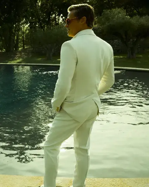 Brad Pitt en la sesión de fotos de GQ. Brad Pitt en la sesión de fotos de GQ.
