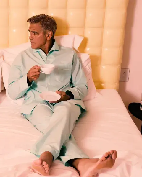 George Clooney en la sesión de fotos de GQ. George Clooney en la sesión de fotos de GQ.