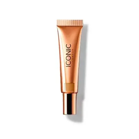 Foto de un bronzer de maquillaje. Foto de un bronzer de maquillaje.