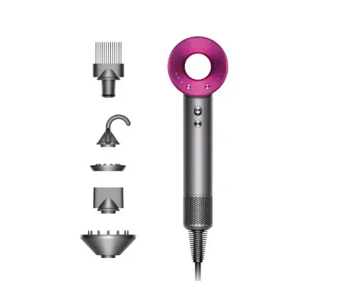 Foto del secador de pelo Dyson. Foto del secador de pelo Dyson.