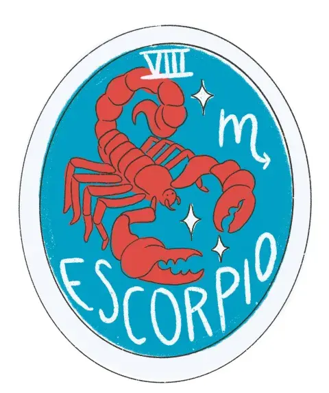 iLUSTRACION DEL SÍMBOLO DE ESCORPIO iLUSTRACION DEL SÍMBOLO DE ESCORPIO